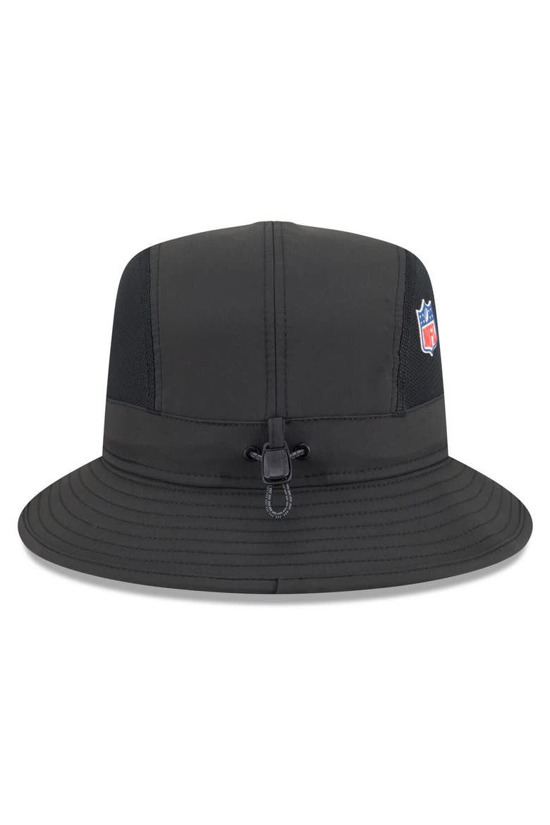 Men's New Era Black Pittsburgh Steelers 2025 Sideline  Bucket Hat, Alternate, color, Black
