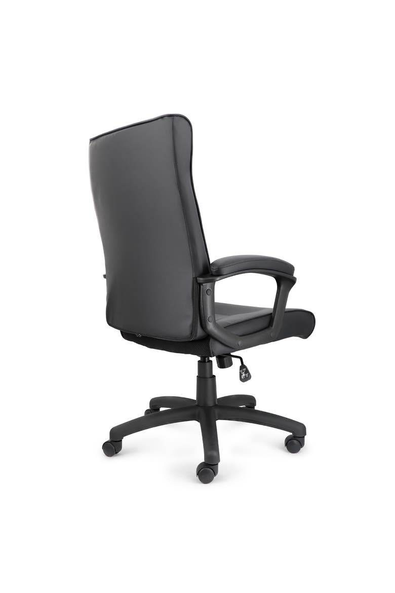 High Back Adjustable Office Chair, Alternate, color, Black