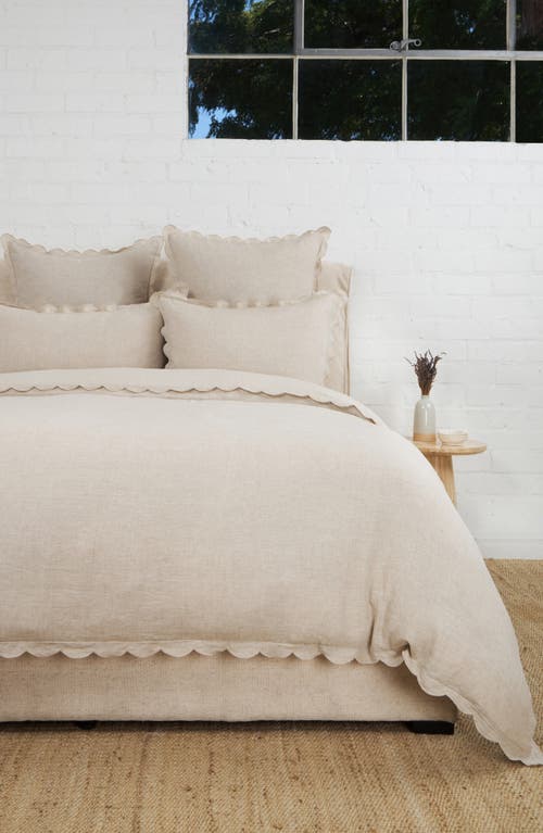 Pom Pom At Home Kelly Linen Duvet Cover In Neutral