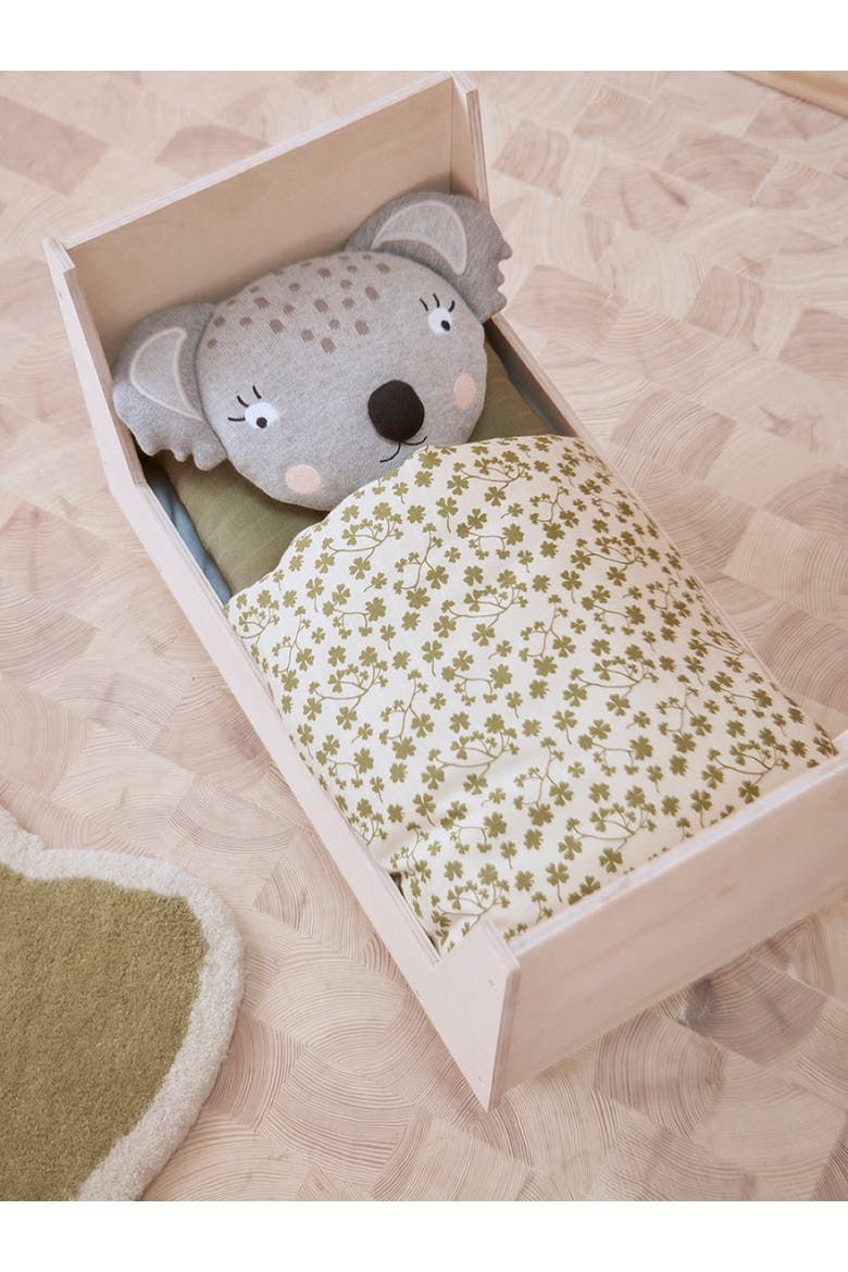 Retro Doll Bed, Alternate, color, Natural