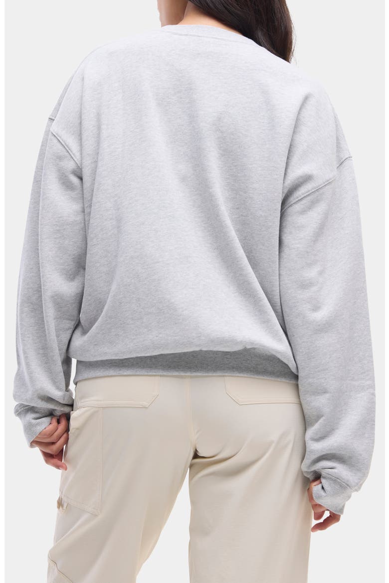 Cotton Graphic Sweatshirt, Alternate, color, HEATHER GREY