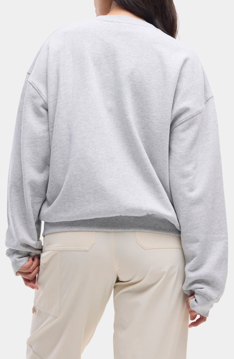 Halfdays Cotton Graphic Sweatshirt, Alternate, color, Heather Grey