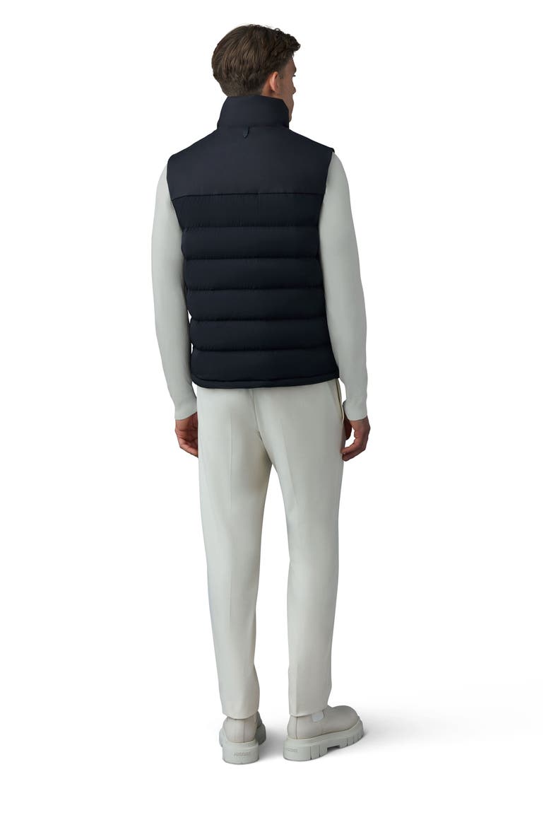 Bobbie City Water Resistant 800 Fill Power Down Vest, Alternate, color, BLACK