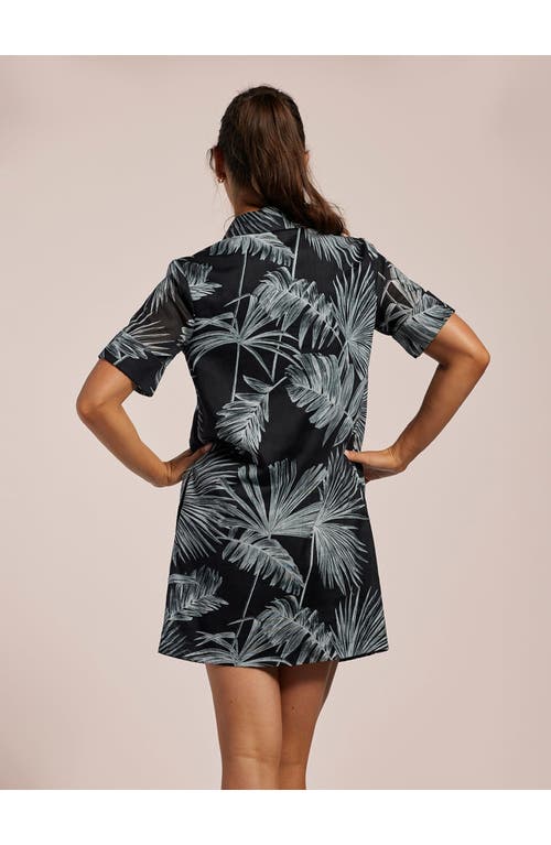 Tori Richard Chalk A Lot Monica Dress In Black