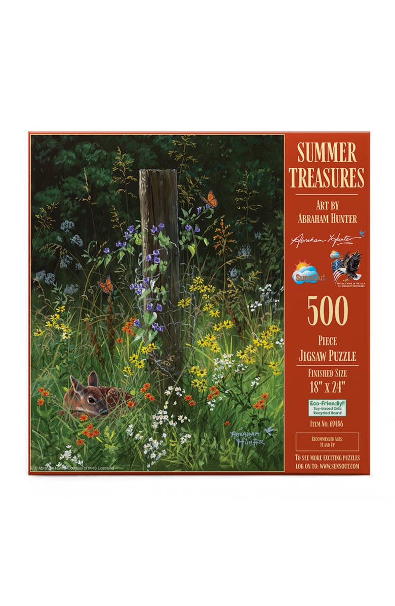 Sunsout Summer Treasures 500 piece Jigsaw Puzzle for Adults, Alternate, color, Multicolor