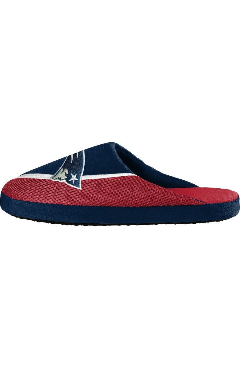 FOCO Men's FOCO New England Patriots Big Logo Color Edge Slippers, Alternate, color,