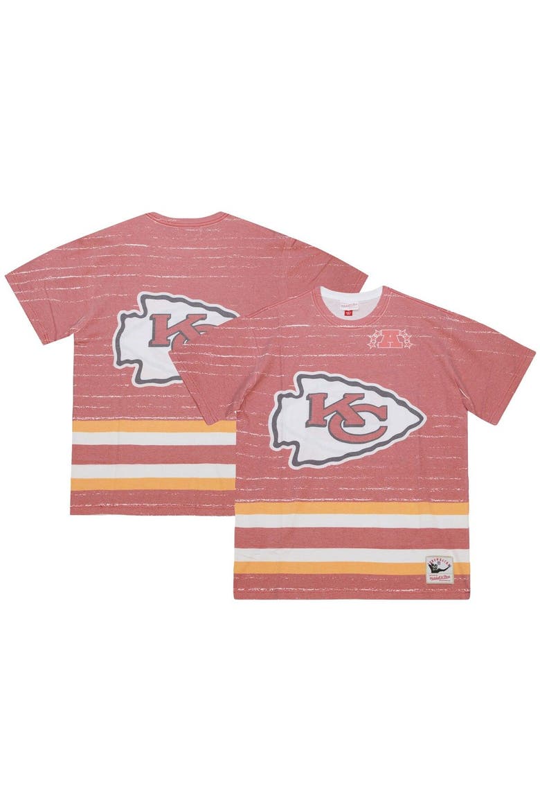 Men's Mitchell & Ness Red Kansas City Chiefs Jumbotron 3.0 T-Shirt, Main, color, Red