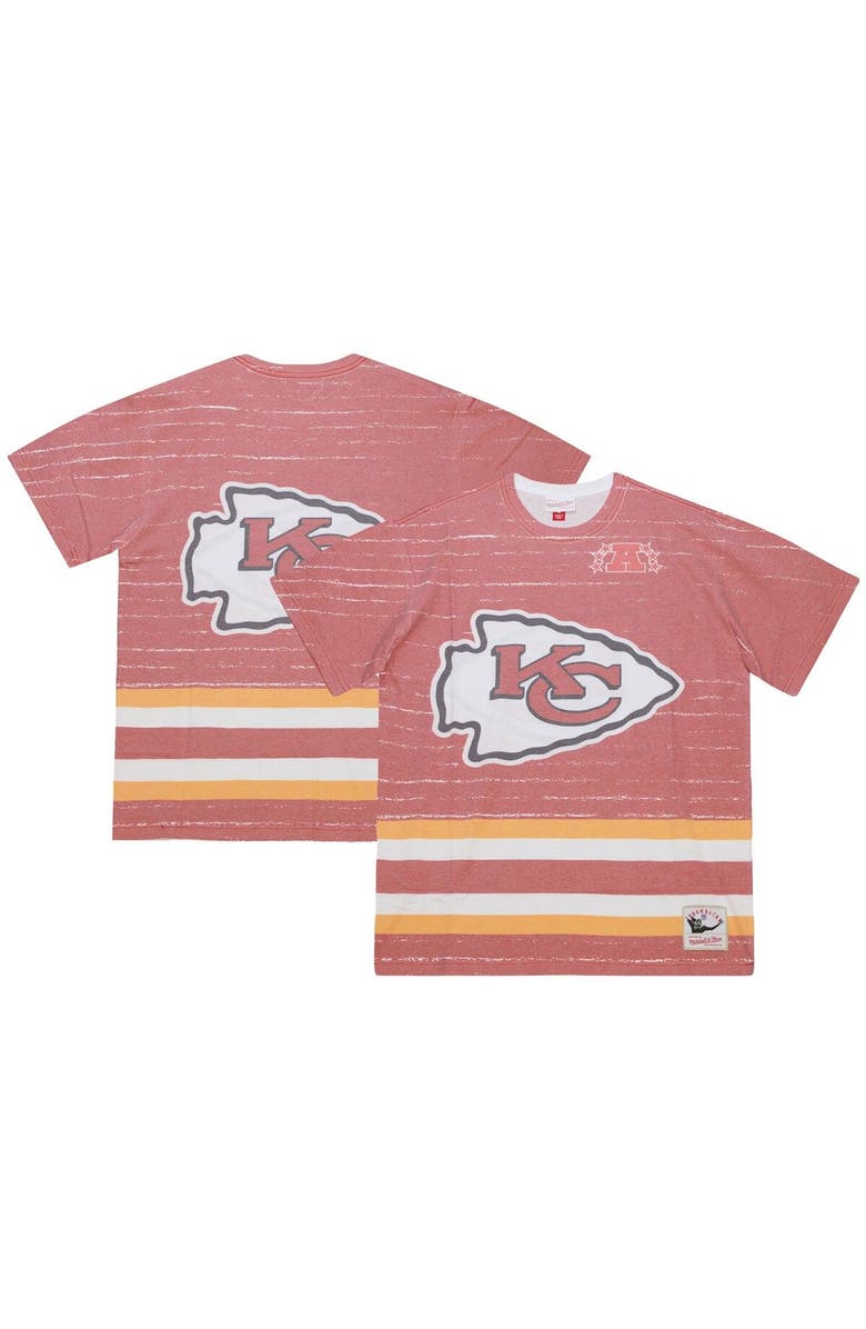 Mitchell & Ness Men's Mitchell & Ness Red Kansas City Chiefs Jumbotron 3.0 T-Shirt, Main, color, Red