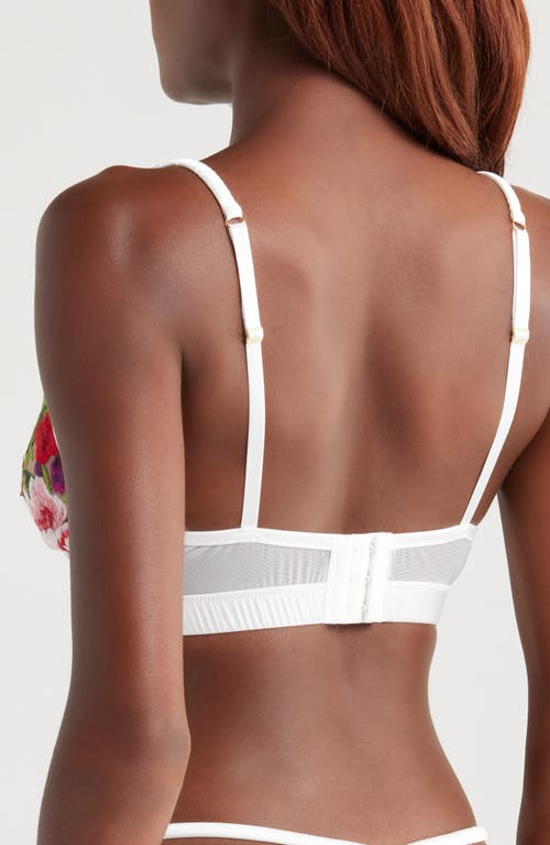 Kilo Brava Triangle Bralette In Multicolor Floral