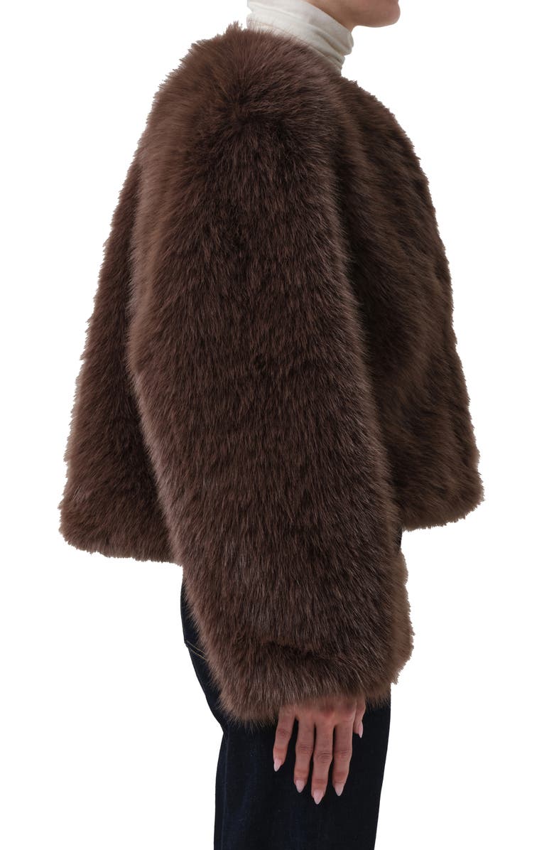Citizens of Humanity Esme Faux Fur Jacket, Alternate, color, Honey Lt Brown