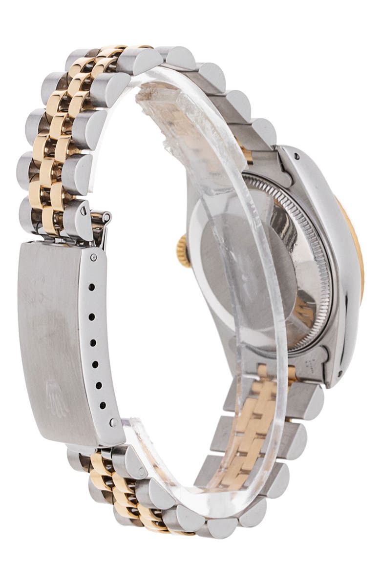 Watchfinder & Co. Rolex Preowned 1987 Mid-Size DateJust Two-Tone Bracelet Watch, 31mm, Alternate, color, 