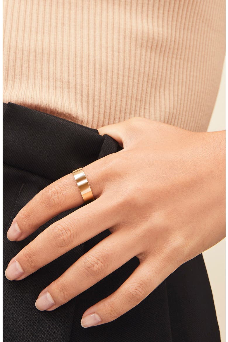 Daily Stacker Ring, Alternate, color, 18k Gold Vermeil
