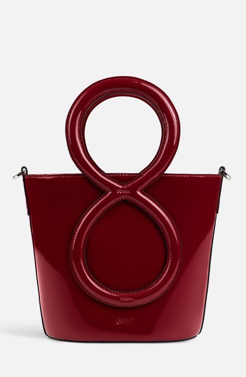 Infinity Bag - Patent Leather Red