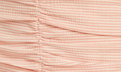 Matty M . Brea Ruched Minidress In Pink