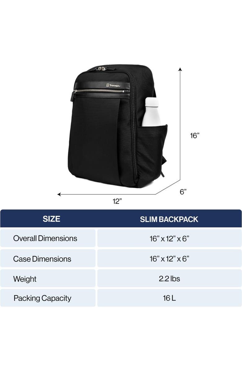 TRAVELPRO Platinum Elite Laptop Travel Backpack, Alternate, color, Black