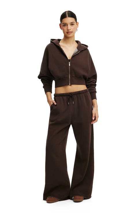 Women's Active Raw Edge Zip Through Hoodie