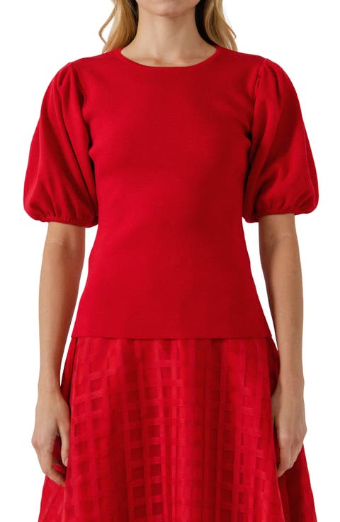 Short Sleeve Sweater Top