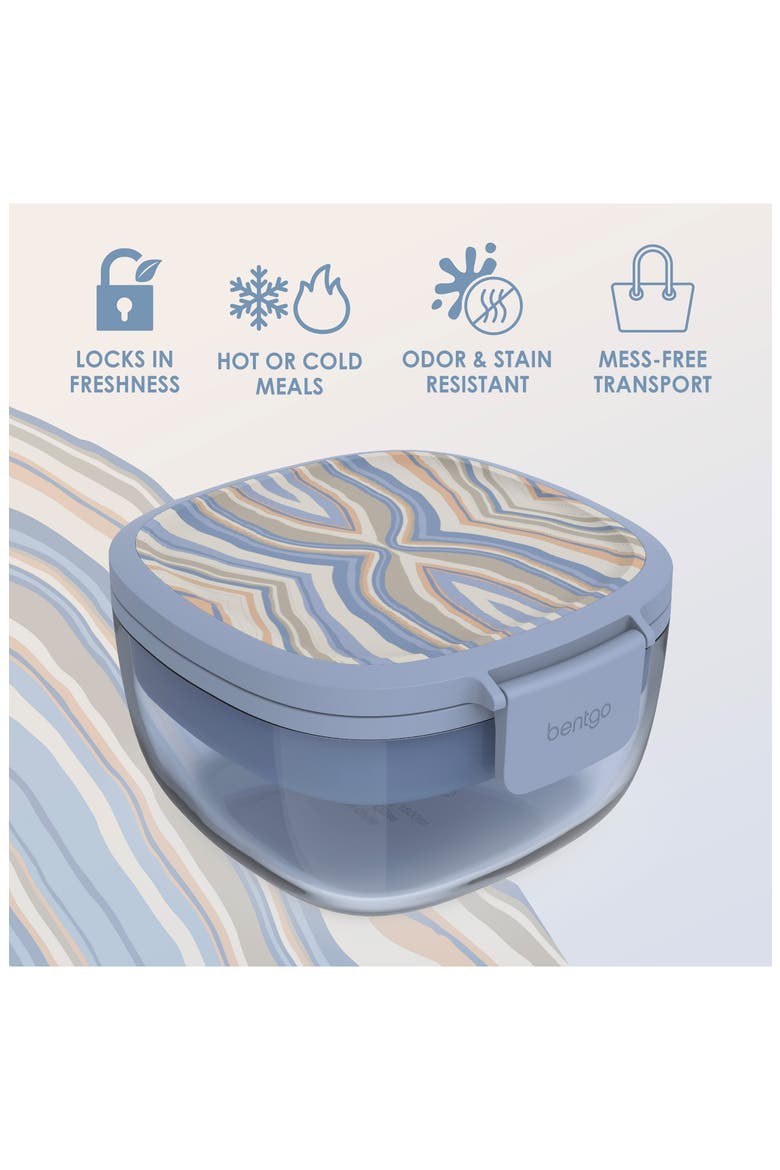 All-in-One Glass Salad Container, Alternate, color, SOFT BLUE