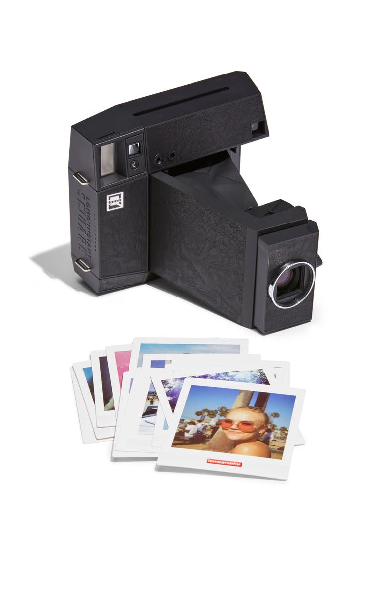 Lomography Lomo'Instant Square Glass Black Edition Instant Camera, Main, color, 