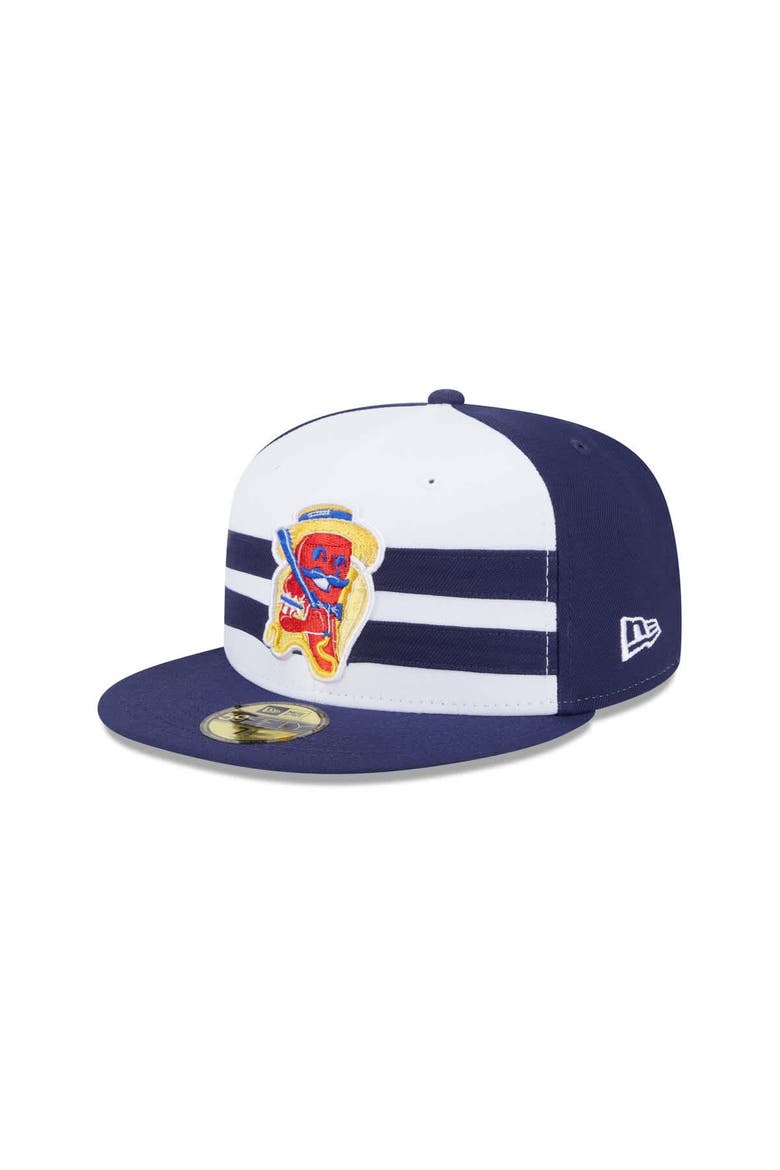 Men's New Era  Navy Brooklyn Cyclones Theme Nights 59FIFTY Fitted Hat, Main, color, Navy