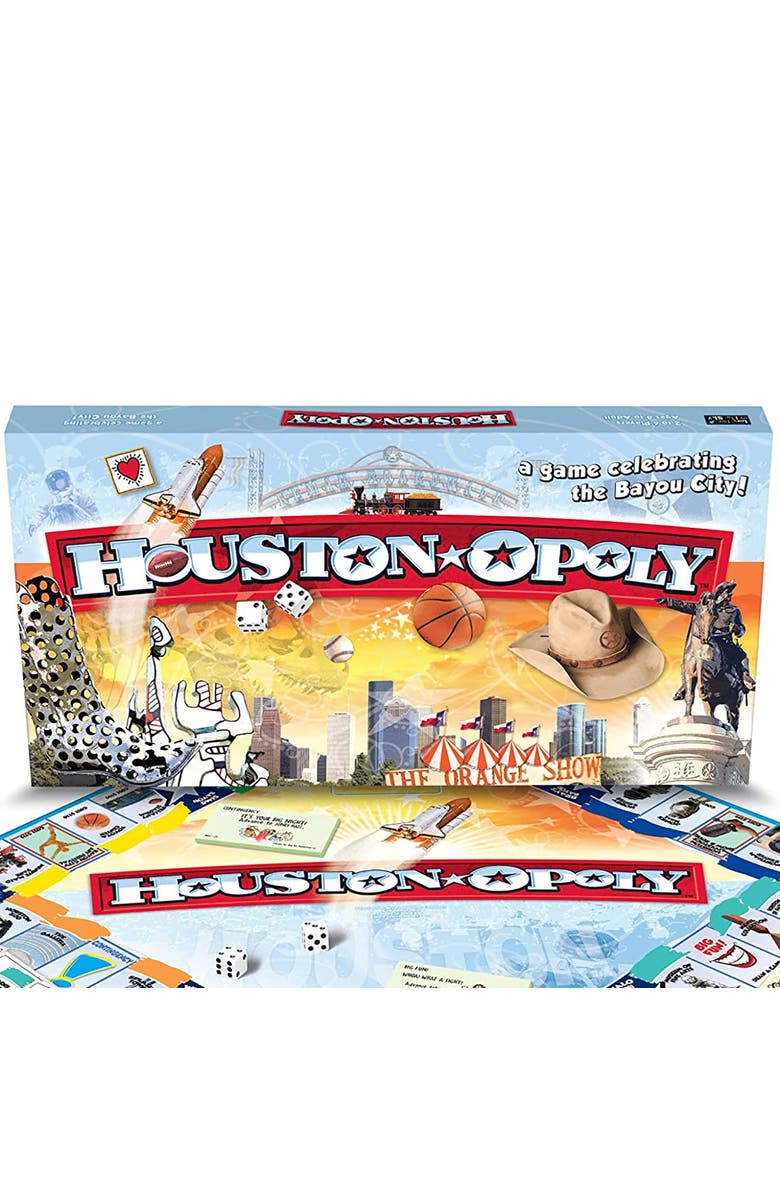 Late for the Sky Houstonopoly Monopoly Board Game, Alternate, color, Multicolored