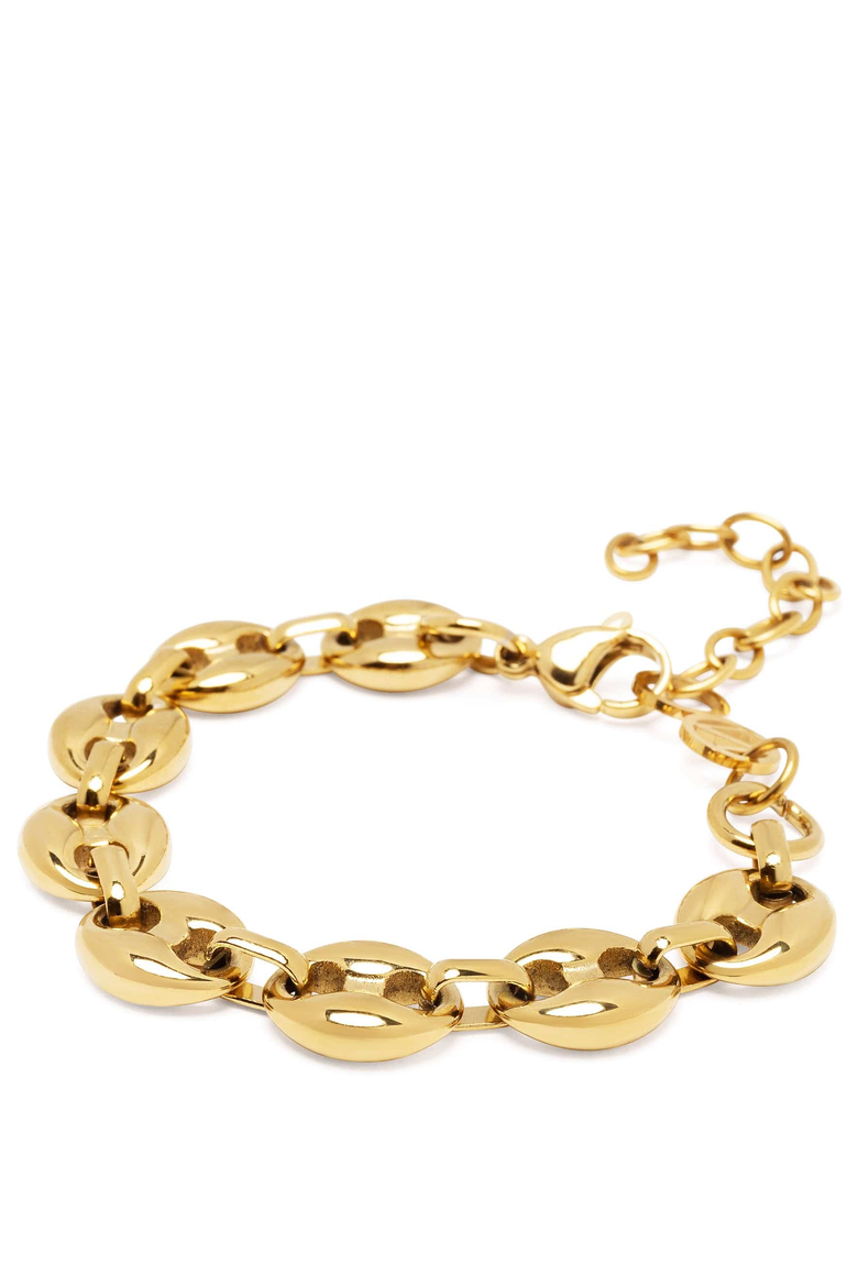 Gold Mariner Link Bracelet, Main, color, Gold