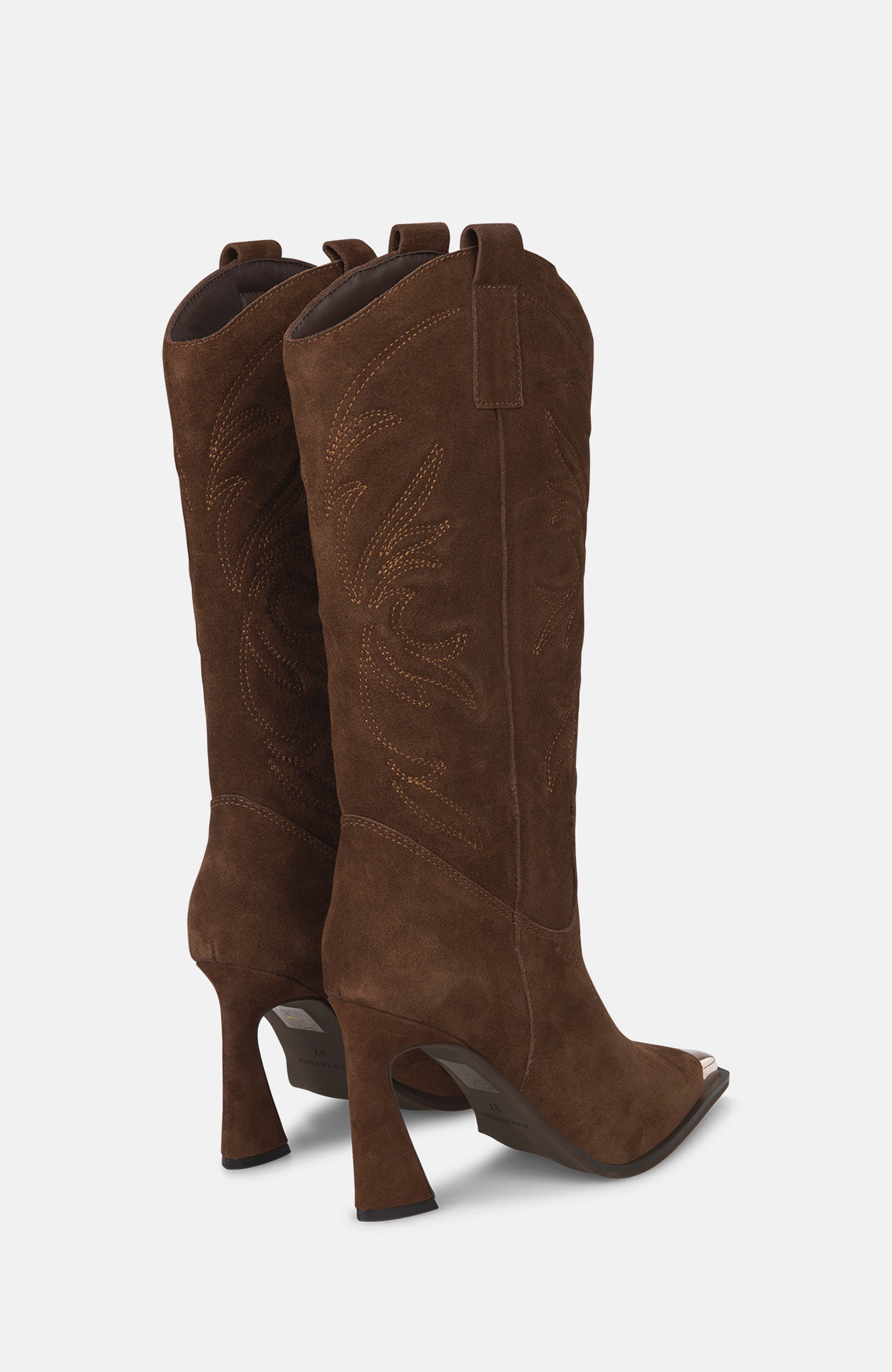 Metallic Toe Boot, Alternate, color, Camel
