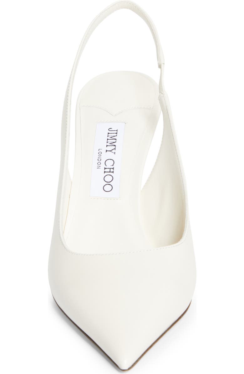 Jimmy Choo Love Pointed Toe Slingback Pump, Alternate, color, Latte