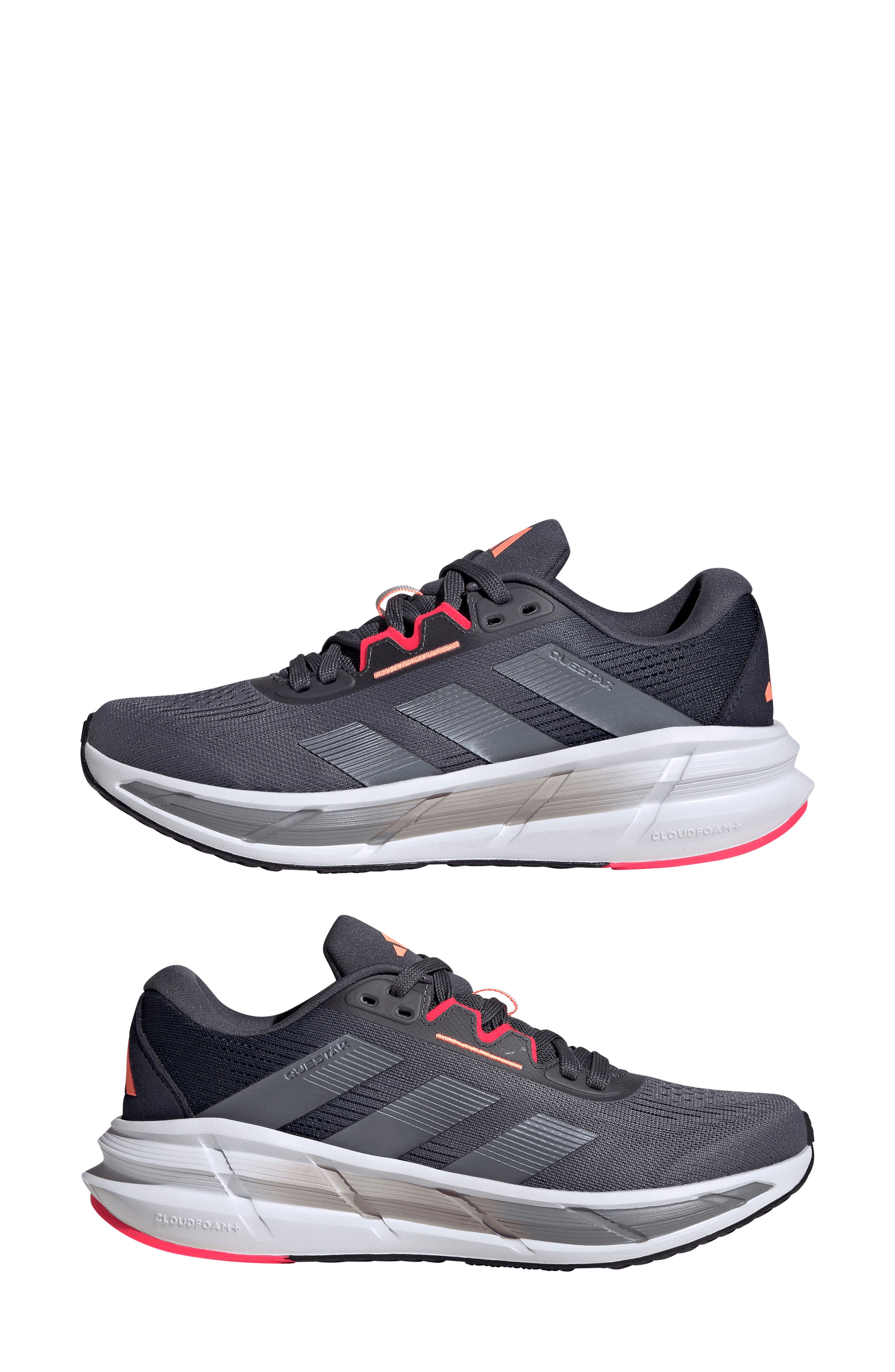 adidas Questar 3 Running Shoe, Alternate, color, Aurora Onix/ Onix/ Beam Orange