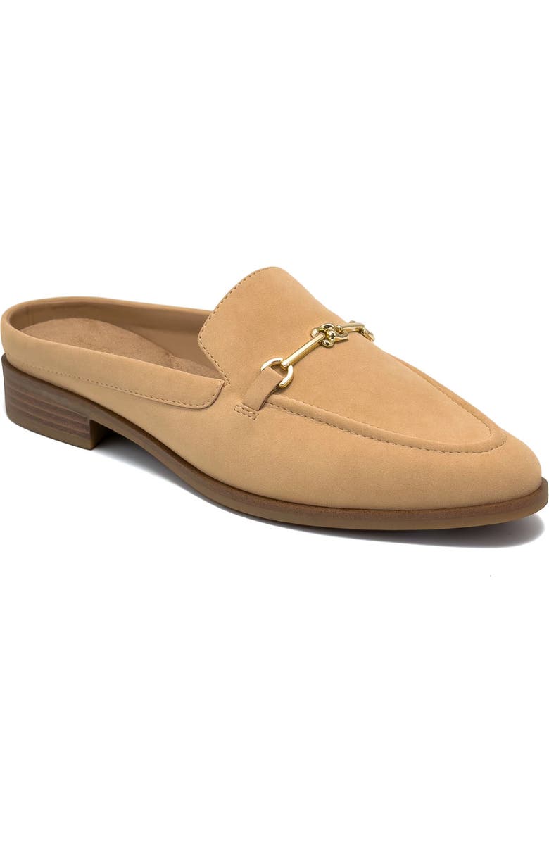Aerosoles Erik Tailored Loafer Mule - Wide Width Available, Main, color, Beige Bisque