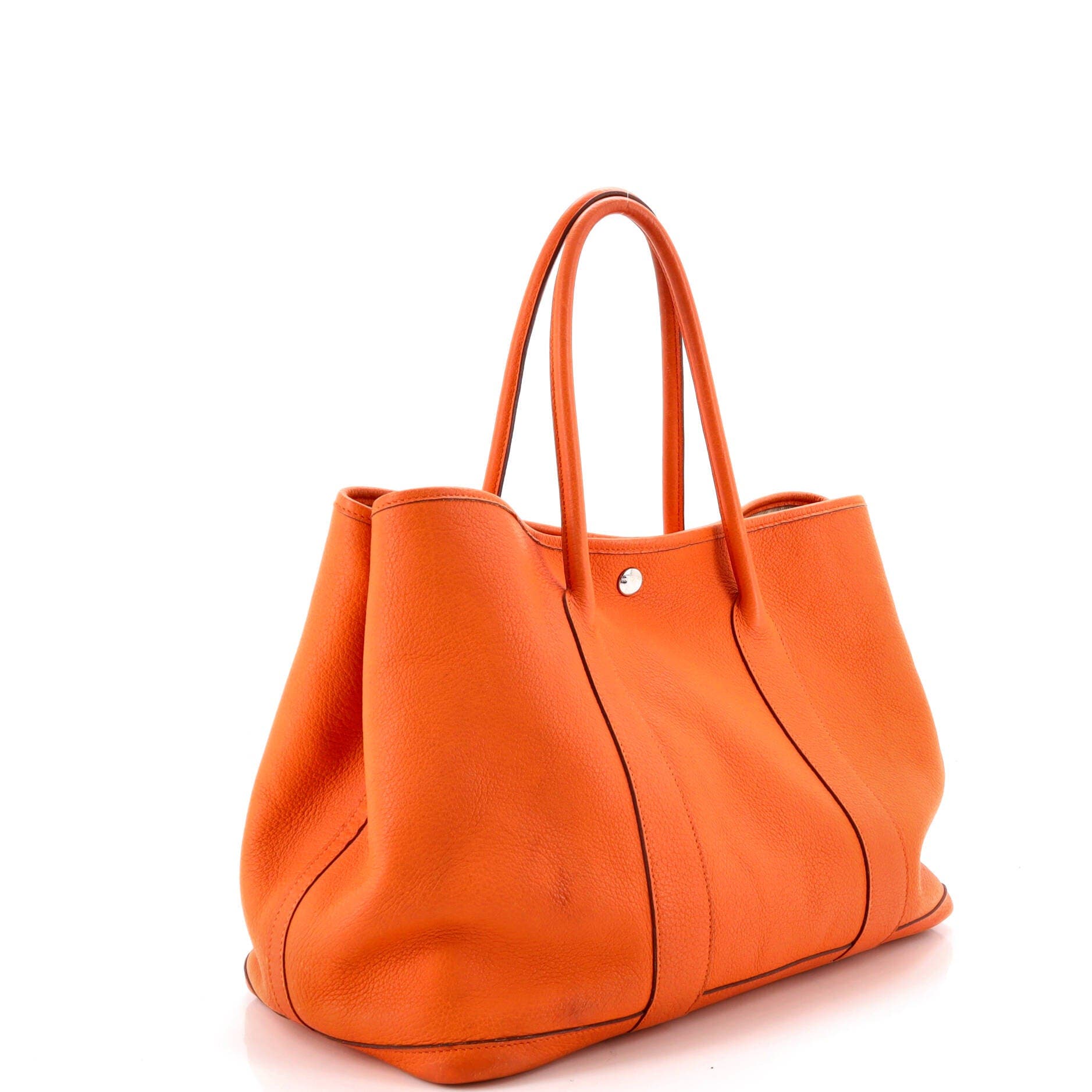 Garden Party Tote Leather 36, Alternate, color, Orange