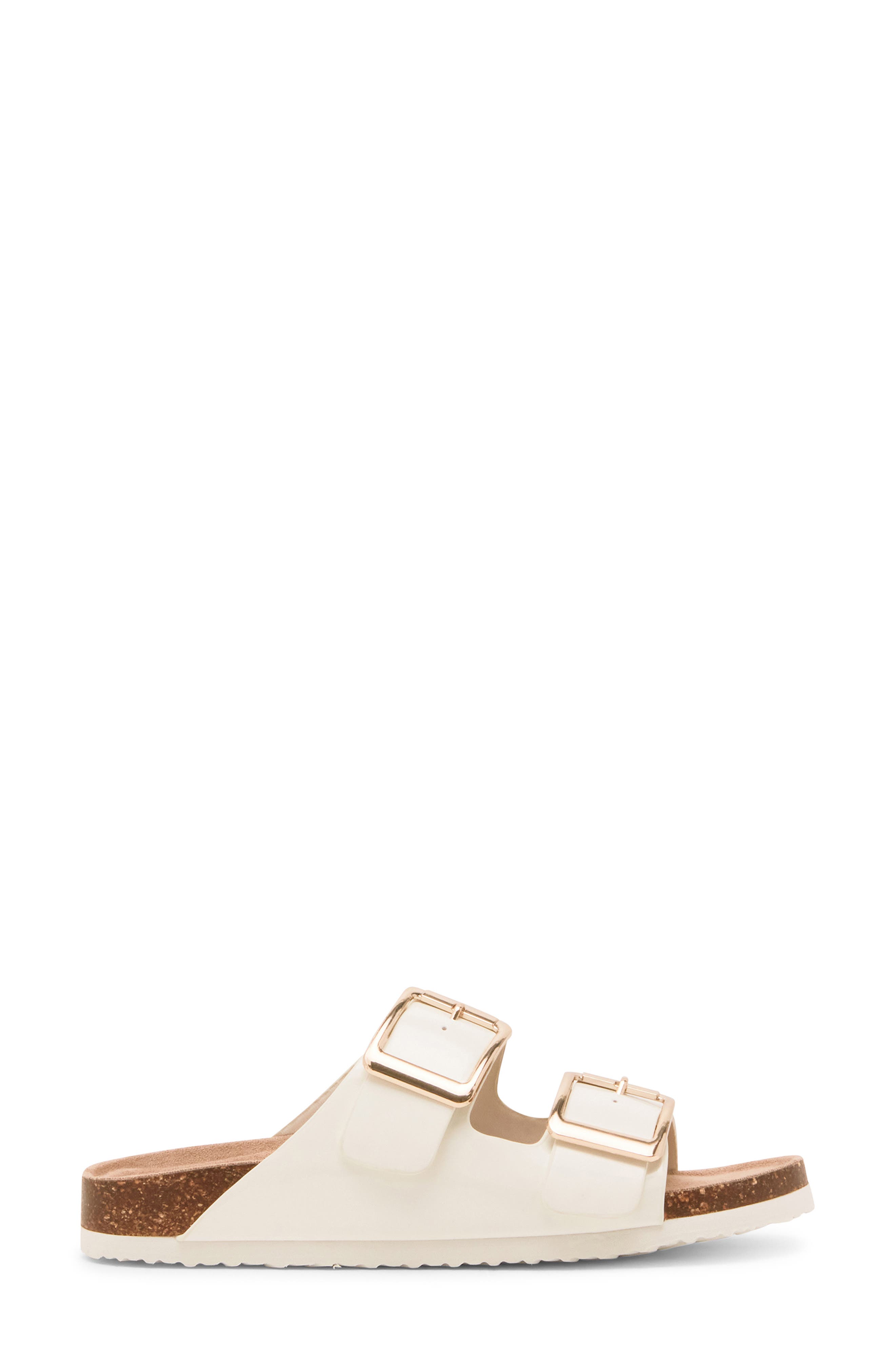 Bodiee Slide Sandal, Alternate, color, WHITE PATENT