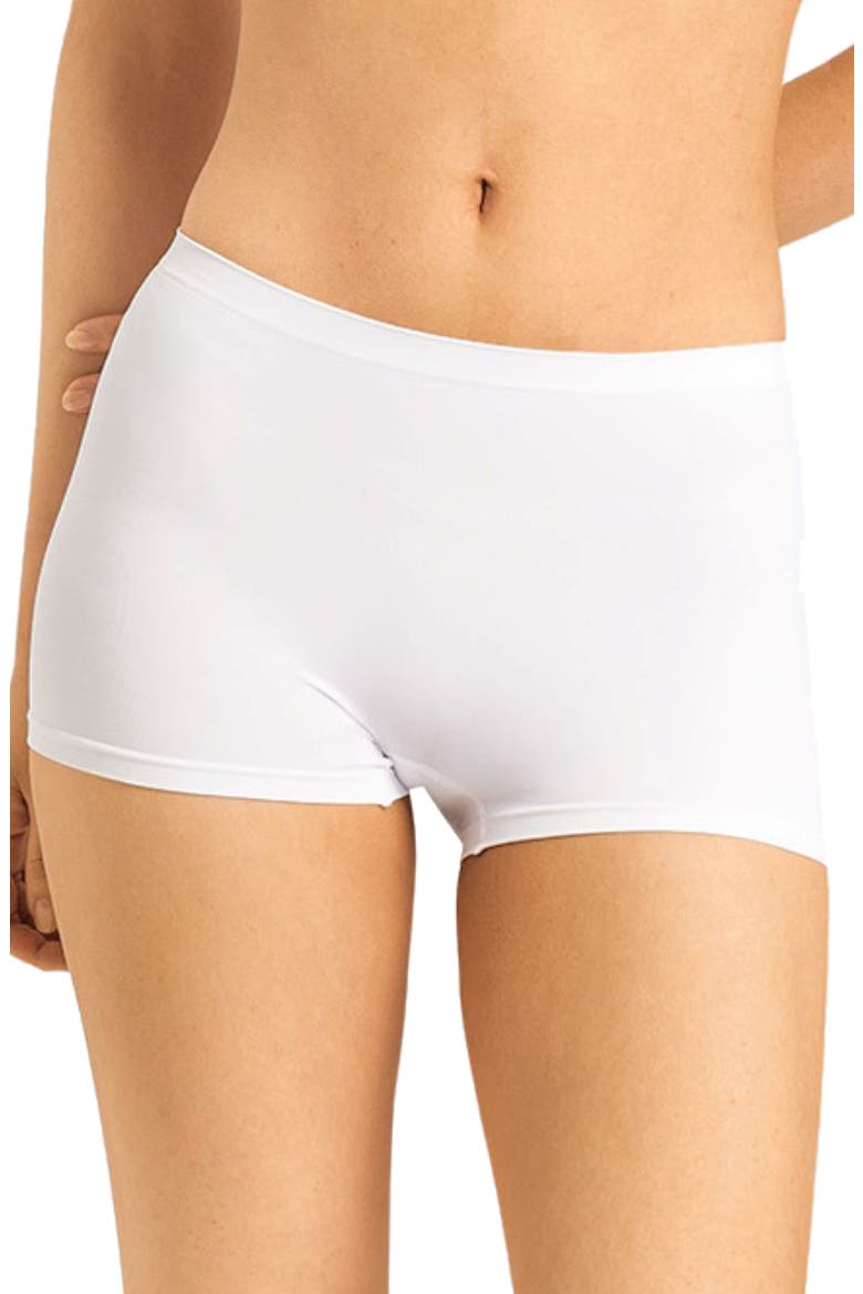 Touch Feel High Waist Boyshorts, Main, color, WHITE