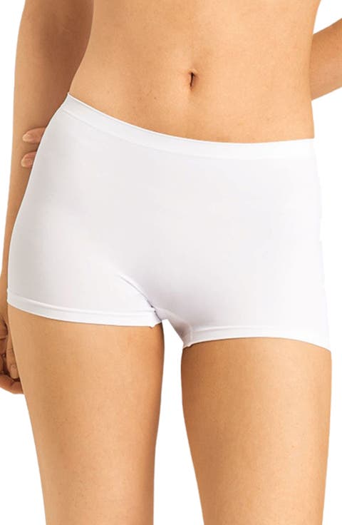 ショーツ HOMME GIRLS Women Underwear HGUN001 WHITE White Boxer Shorts in White – HOMMEGIRLS