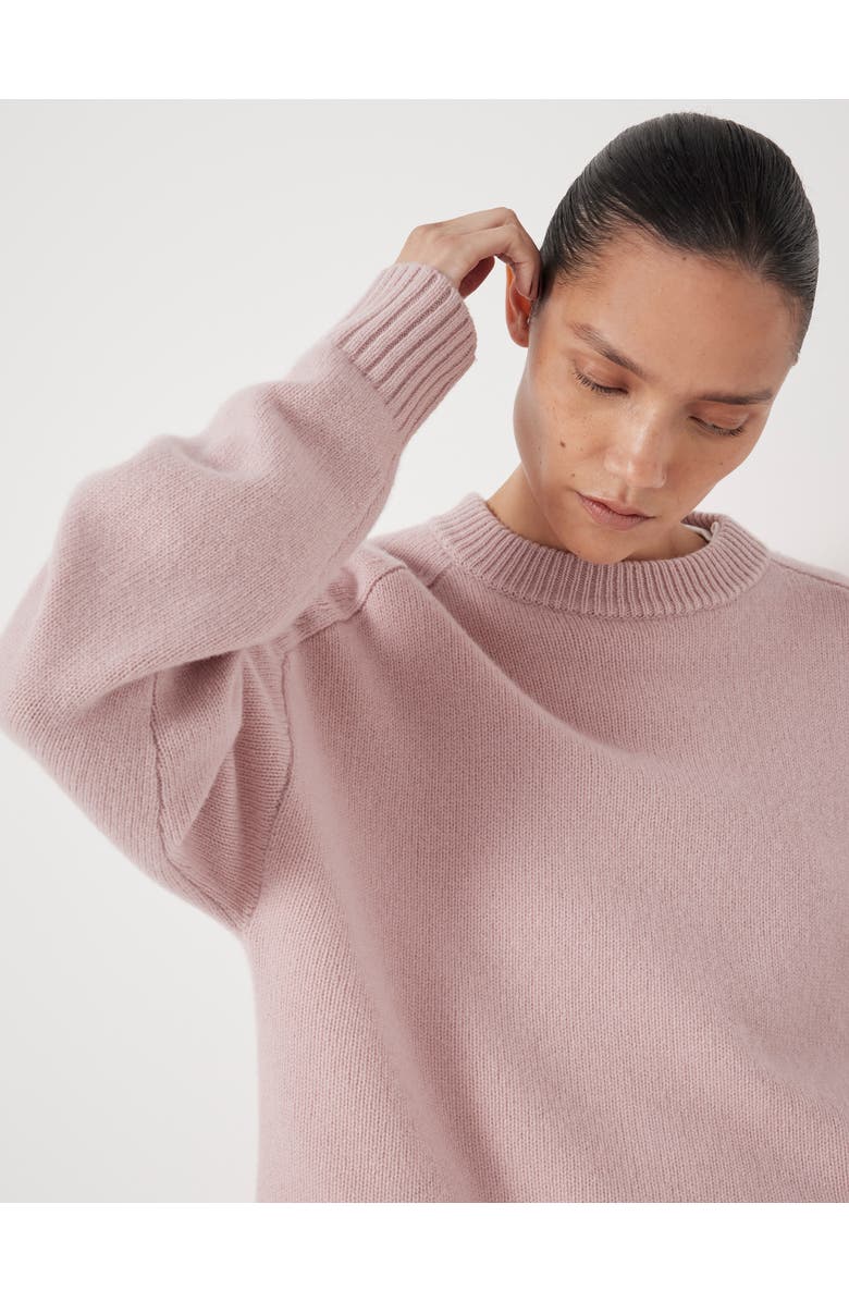 Hush Nina Merino Wool Sweater, Alternate, color, Blush Pink