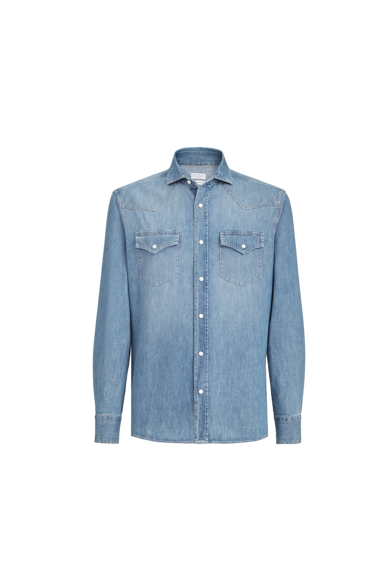 Easy fit shirt, Alternate, color, Light Denim