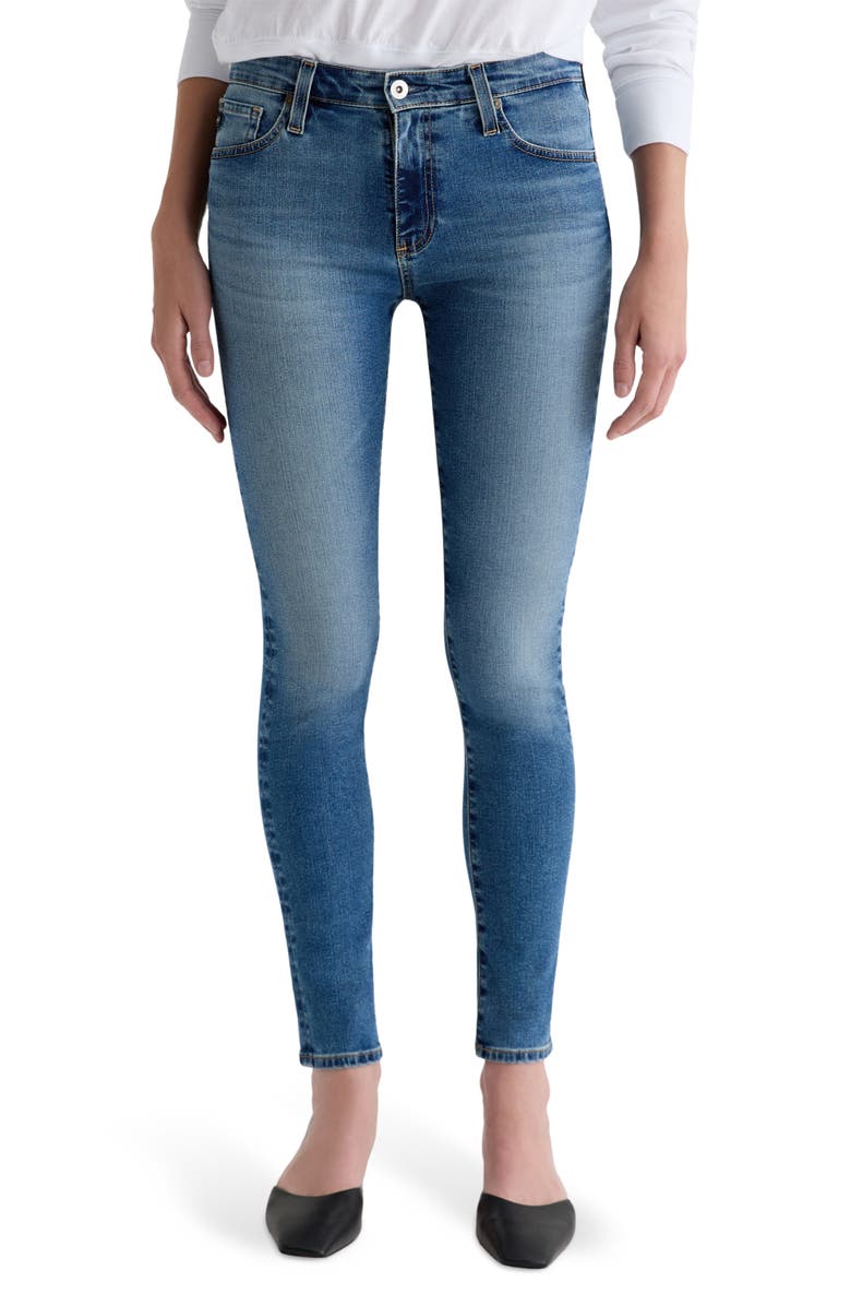 AG The Farrah Ankle Skinny Jeans, Main, color, Adorn
