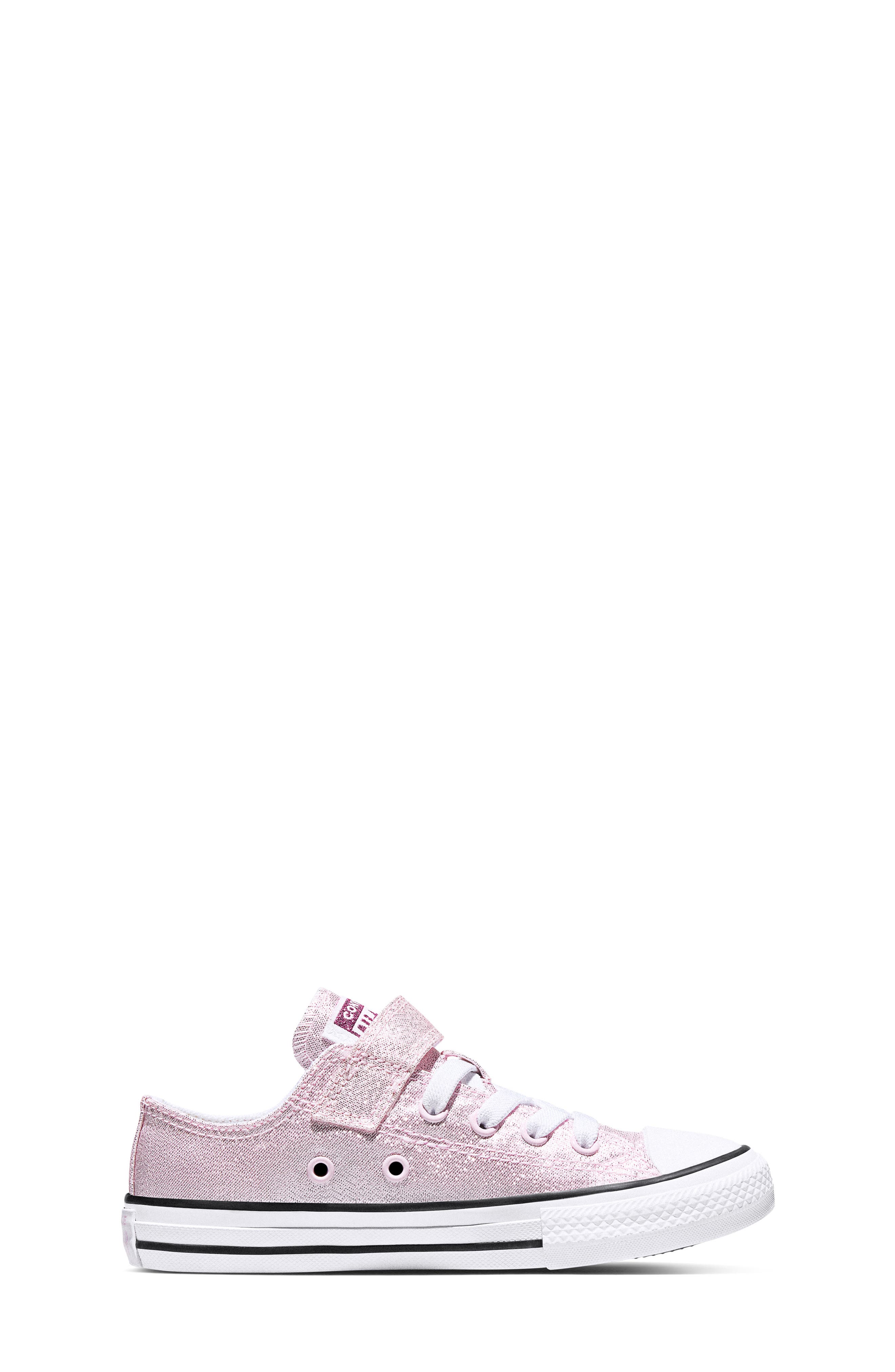 Converse Kids' Chuck Taylor All Star Easy On Glitter Low Top Sneaker, Alternate, color, New Found Bloom