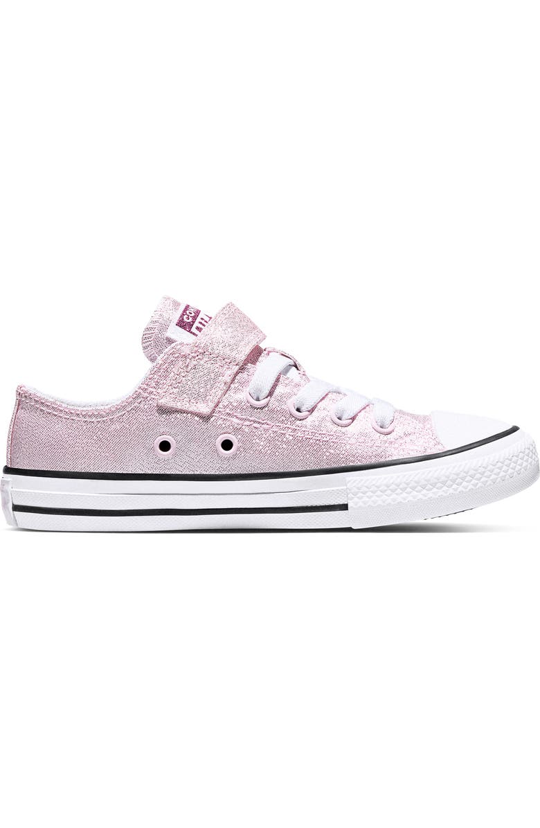 Converse Kids' Chuck Taylor All Star Easy On Glitter Low Top Sneaker, Alternate, color, New Found Bloom
