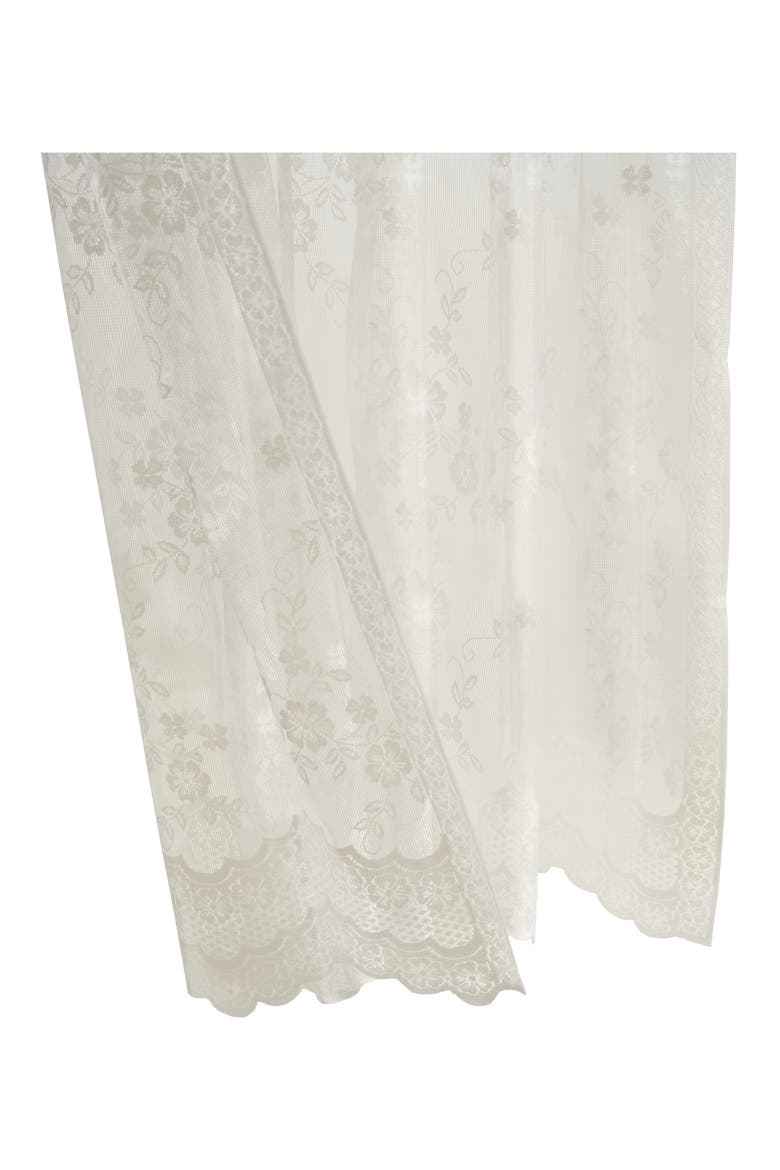 Single Indoor Curtain Panel, Alternate, color, EGGSHELL