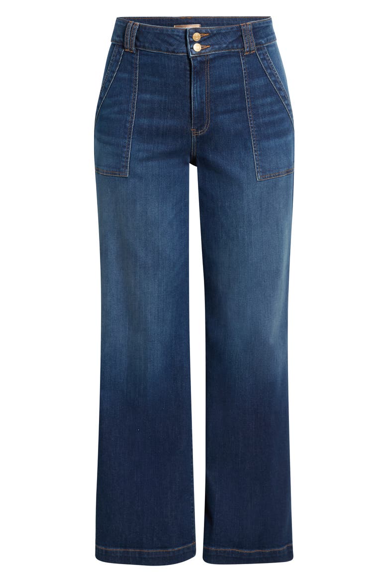 Jodi High Waist Wide Leg Utility Jeans, Alternate, color, NOURISH