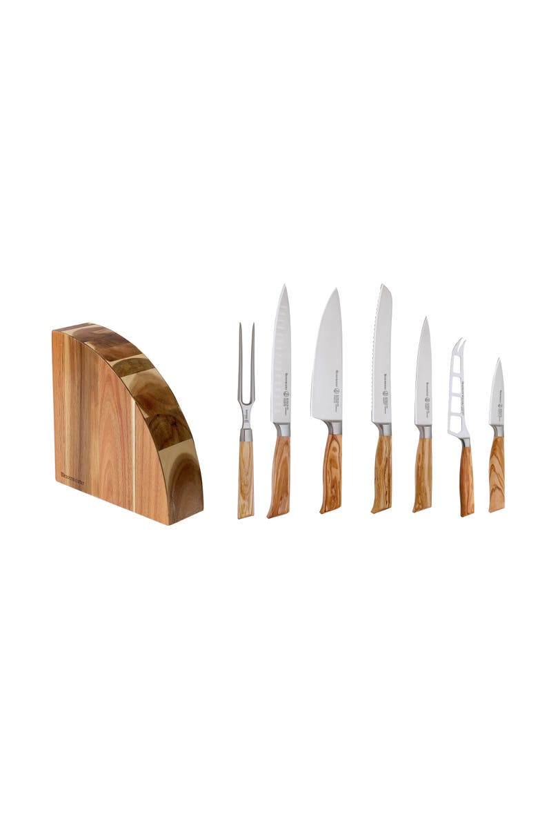 Messermeister Oliva Elite 8 Piece Magnetic Block Set, Main, color,