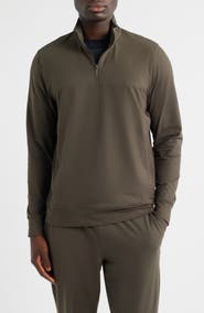 Zella Live In Hybrid Quarter Zip Pullover