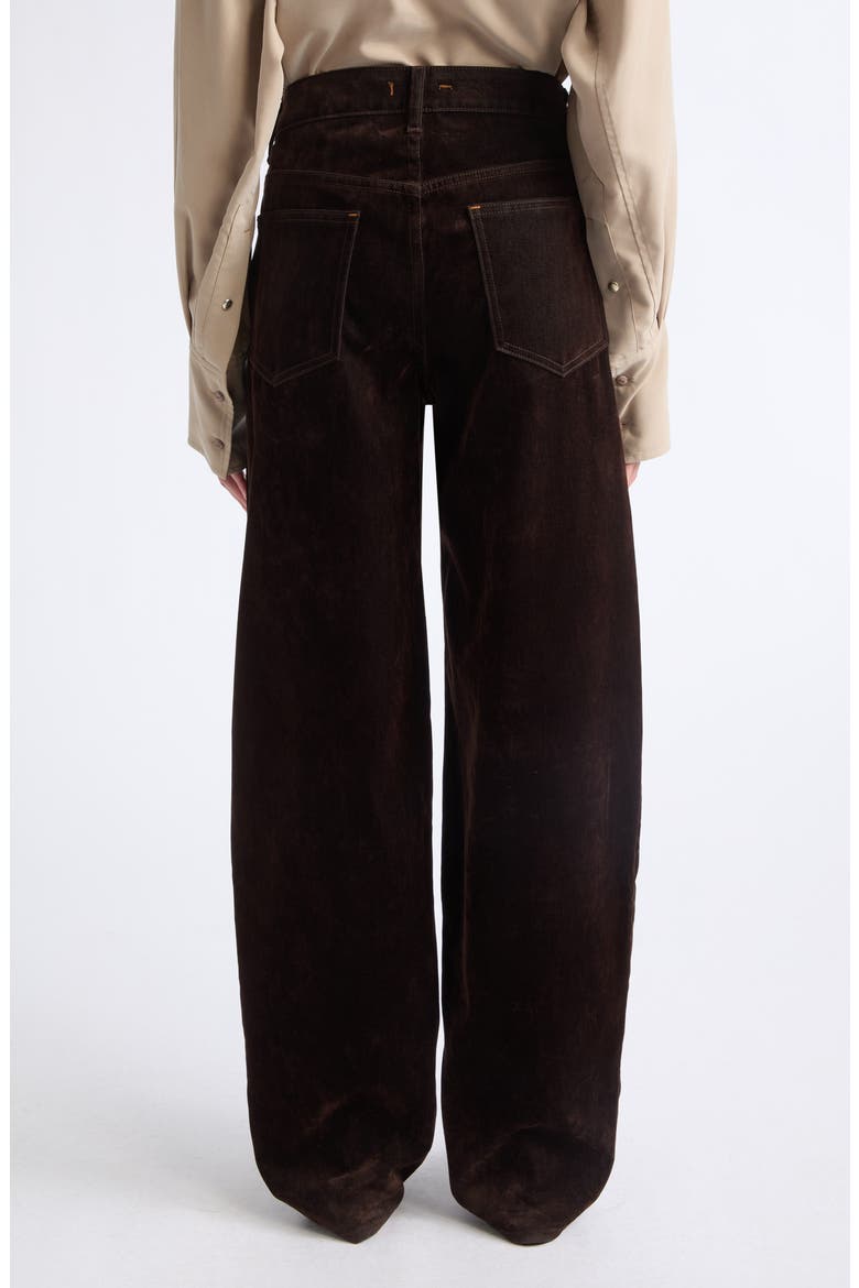 Rider Wide Leg Jeans, Alternate, color, TOBACCO