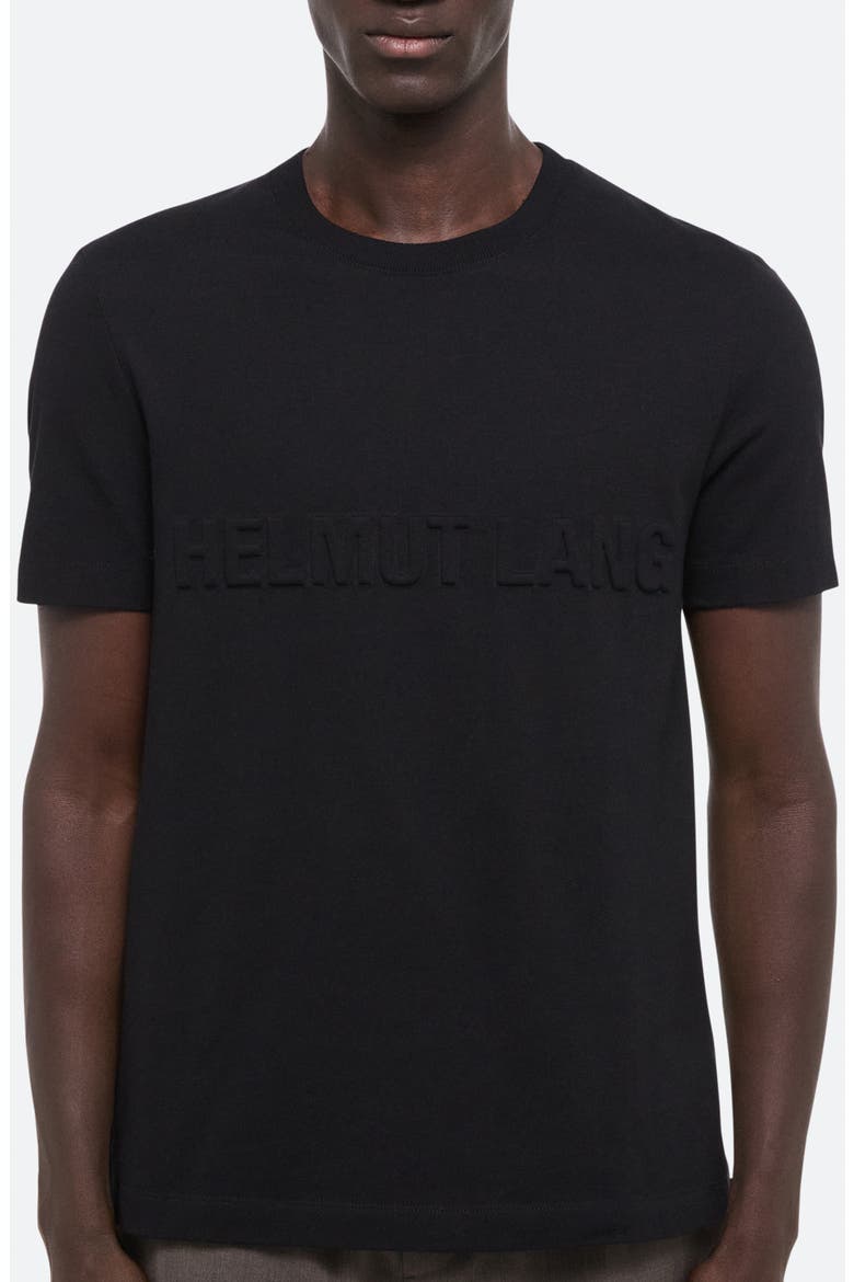 Embossed Logo T-Shirt, Alternate, color, BLACK - 001
