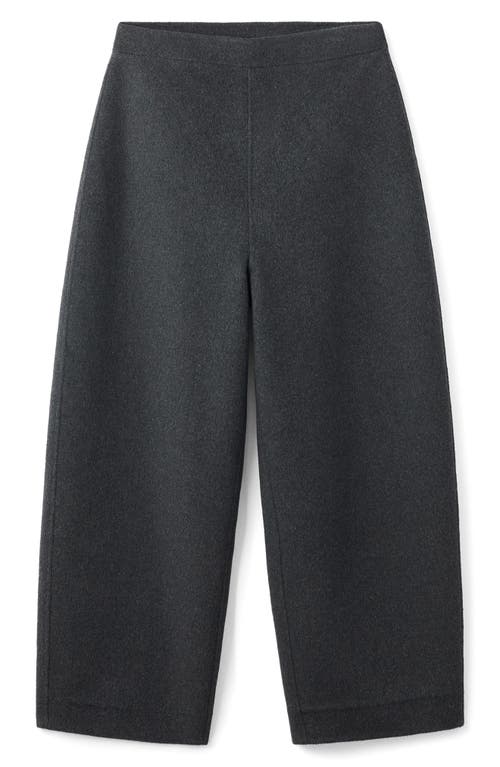 Mango Wool Blend Balloon Pants In Gray