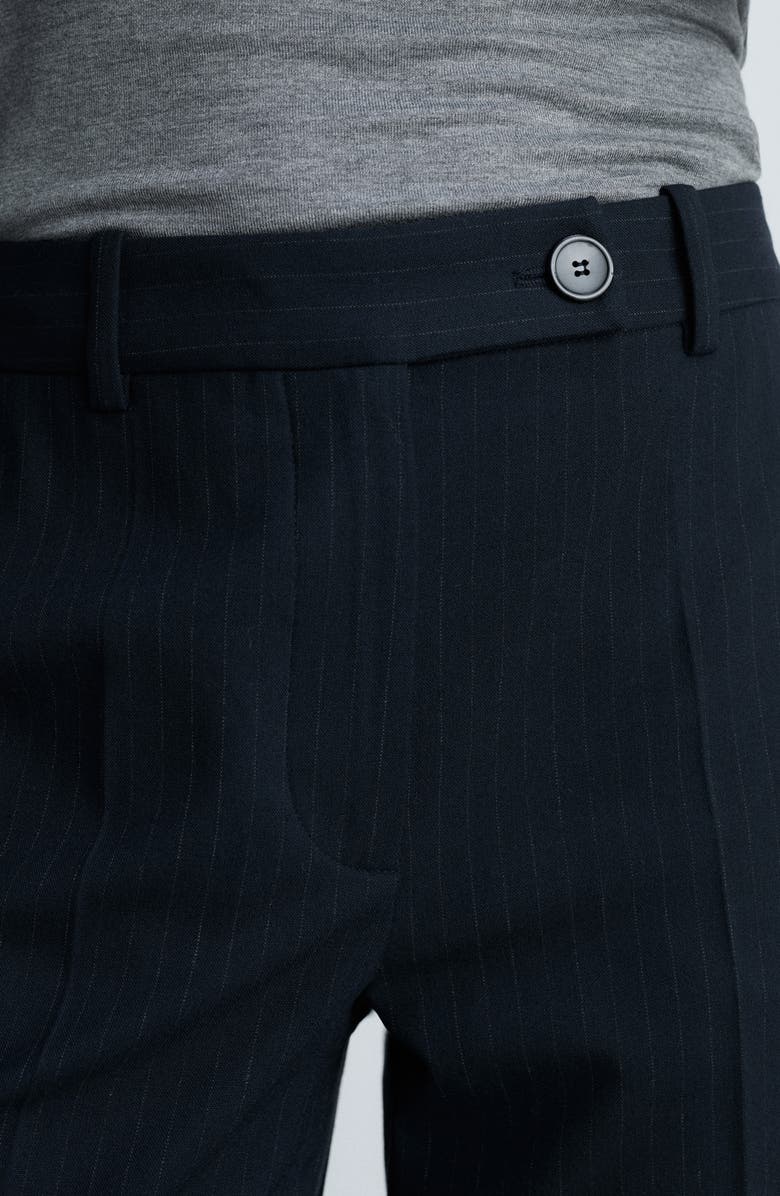 MANGO Pinstripe Suit Pants, Alternate, color,