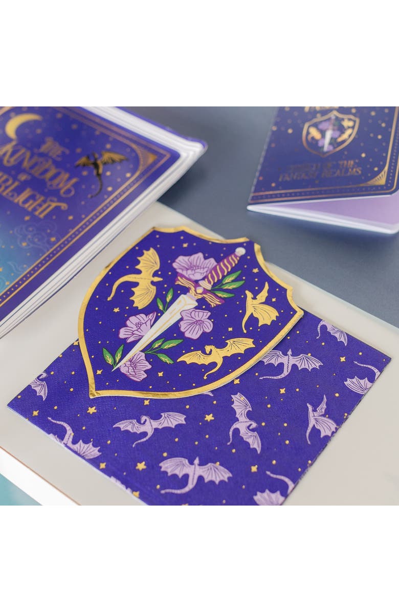 Jollity & Co. Romantasy Shield & Dagger Large Napkins, Alternate, color, Assorted Pre-Pack