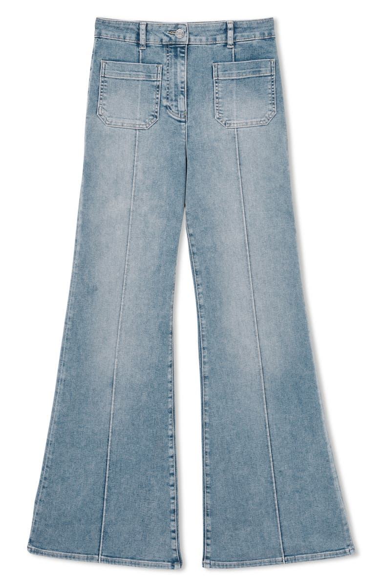 Reiss Sakura Flare Jeans, Alternate, color, Light Blue