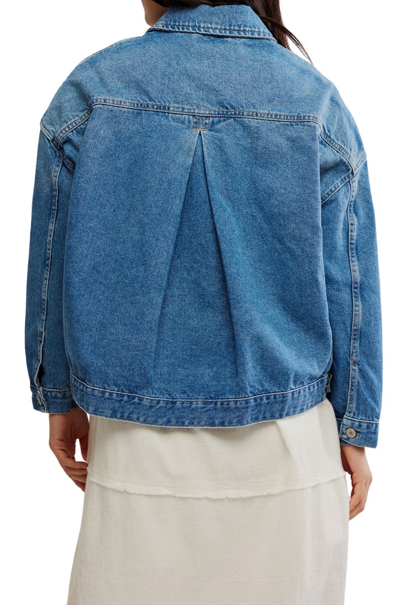 We The Free Opal Swing Denim Trucker Jacket
